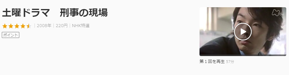 ドラマ 刑事の現場の動画を１話から全話無料で見れる動画配信まとめ ドラマの森 最新無料動画まとめ